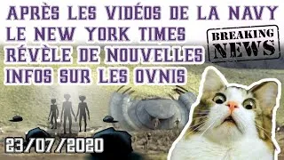 Miniature : Le New York Times , lâche l'info du siècle sur les UFOs ( juillet 2020)