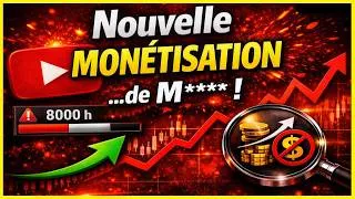 Miniature : YouTube IMPOSE de Nouvelles Conditions de monétisation !