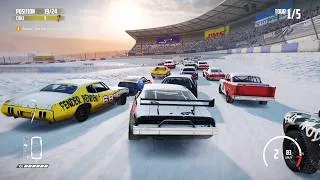 Miniature : Wreckfest - Dirt Devil Stadium Speedway (neige) - Speedbird (Xbox Series X)