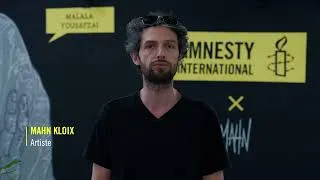 Miniature : Le mur des droits humains d'Amnesty International by Mahn Kloix
