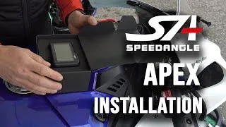 Miniature : Installation du chronomètre, support, capteur d'inclinaison du Speed Angle Apex