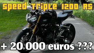 Miniature : TEST : Triumph Speed 1200 RS 2025 : Elle t’arrache les bras !!!