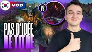 Miniature : JE JOUE OLAF SUR LEAGUE OF LEGENDS SUPER VIDEO - Olaf vs Sion - SoloQ Challenge Corée