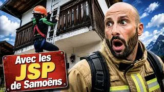 Miniature : Avec les JSP de Samoëns dans le SDIS 74 !!! Echelle à crochet ...