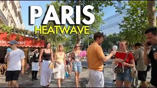Miniature : Paris Heatwave: Eiffel Tower Closes Early! | Champs-Élysées & Trocadéro | Paris 4K Walk