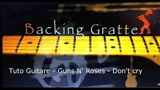 Miniature : Tuto Guitare - Guns N' Roses - Don't Cry