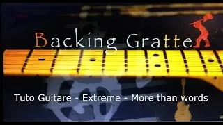 Miniature : Tuto Guitare - Extreme - More than words