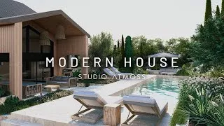Miniature : Création de A à Z d'un JARDIN pour une maison MODERNE / STUDIO ATMOSS
