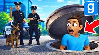 Miniature : LA POLICE ME CHERCHE ! CACHE CACHE GMOD