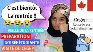 Miniature : Weekly vlog préparation de ma rentrée au CEGEP en design d'intérieur | Visite du Cegep, rangement..