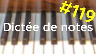 Miniature : Dictée de notes #119