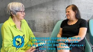 Miniature : CARREFOUR JEUNESSE-EMPLOI COMTÉS IBERVILLE/ST-JEAN: La Dg MARTINE ROY nous explique leurs services!
