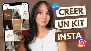 Miniature : Je crée le kit INSTAGRAM de ma cliente (mon process) | GRAPHISTE