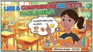 Miniature : La lecture - Lire et comprendre un texte facilement - Méthode simple (CE1- CE2)