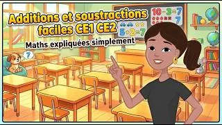 Miniature : Additions et soustractions faciles CE1 CE2 | Maths expliquées simplement
