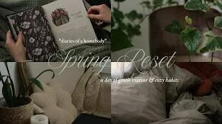 Miniature : Spring reset | gentle routine and cozy habits 🧺🌿🫖