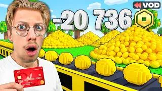 Miniature : J'ai dépensé TOUT mes Robux pour Gagner le Jeu des Citrons !