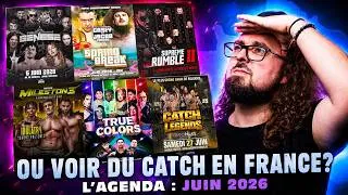 Miniature : L'AGENDA CATCH EN FRANCE : JUIN 2026