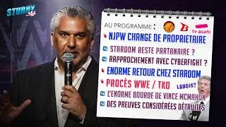 Miniature : Procès WWE/TKO : l'affaire Langis, Bushiroad cède NJPW, gros retour chez STARDOM (VOD du 27.05.26)