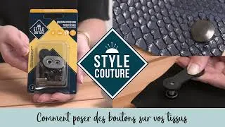 Miniature : Tuto : Comment poser des boutons sur vos tissus épais | Style Couture
