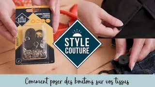 Miniature : Tuto : Comment poser un bouton pression jersey à griffes | Style Couture