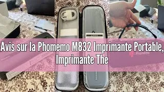 Miniature : Avis sur la Phomemo M832 Imprimante Portable, Imprimante Thermique A4 Compatible avec Les Smartphone