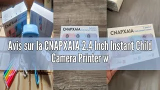 Miniature : Avis sur la CNAPXAIA 2.4 Inch Instant Child Camera Printer with 32GB Card & Rolls of Printing Paper,