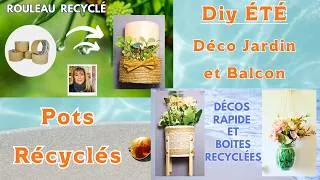 Miniature : 🍹 Crée Une Déco d'Eté Chic avec des Pots Recyclés 🍹