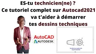 Miniature : [Complet] tutoriel Autocad2021 de A à Z pour débutant(acquérir les bases) #autocad #apprendre #bases
