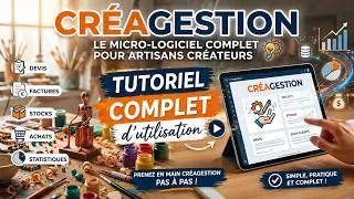 Miniature : Artisan Créateur : Comment calculer son juste prix de vente -  Le logiciel CréaGestion V2.00 -