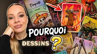 Miniature : Pourquoi ces dessins? Voici les coulisses de mon oracle #oracledivinatoire #cartomancie 