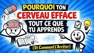 Miniature : POURQUOI TON CERVEAU EFFACE TOUT CE QUE TU APPRENDS (Et Comment L'Arrêter)