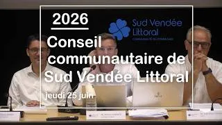 Miniature : Sud Vendée Littoral :Conseil communautaire - 25 juin 2026