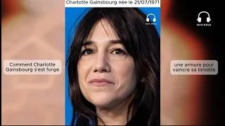 Miniature : Comment Charlotte gainsbourg s'est forgée une armure pour vaincre sa timidité.