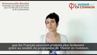 Miniature : Emmanuelle Boudet - Commerce bilatéral franco-suisse