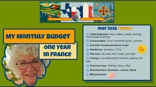 Miniature : May Budget 2026 - One Year in France!