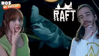 Miniature : TRÈS GROS REQUIN 😱🦈  | Raft ft. DFG #05