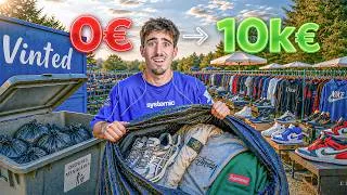 Miniature : J'ai Testé l’Achat Revente Vinted avec 0€💸( Oui, j'ai fouillé les poubelles... )