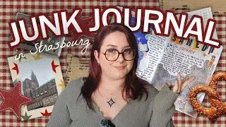 Miniature : MON NOUVEAU CARNET DE VOYAGE 🥨⛪❄️ junk journaling à Strasbourg || Sunny Mel
