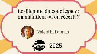 Miniature : Le dilemme du code legacy : on maintient ou on réécrit ?