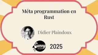 Miniature : Méta programmation en Rust
