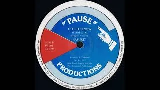Miniature : Pause ~ Got To Know (Cool Mix)