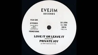 Miniature : Private Joy ~ Love It Or Leave it