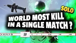 Miniature : WORLD MOST KILL IN A SINGLE GAME 🏆 ? 59 Kills