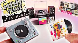 Miniature : MINI VERSE Real Music Une Autre Platine Vinyl miniature Tellement SATISFAISANT !!
