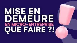 Miniature : Auto-entrepreneur : ce qu'il faut savoir en cas de mise en demeure !