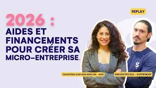 Miniature : Les aides pour financer la création de sa micro-entreprise en 2026 ? x Adie (Replay)