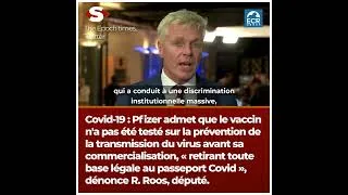Miniature : Le vaccin pfizer n'a pas été testé sur la prévention de la transmission avant sa commercialisation.