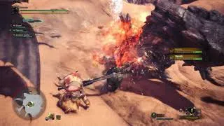 Miniature : MHW (Beta) - Gameplay Multijoueur - Barroth Vs Morpho Hache