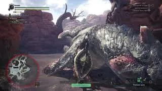 Miniature : MHW (Beta) - Gameplay Multijoueur - Jyuratodus + Barroth Vs Volto Hache